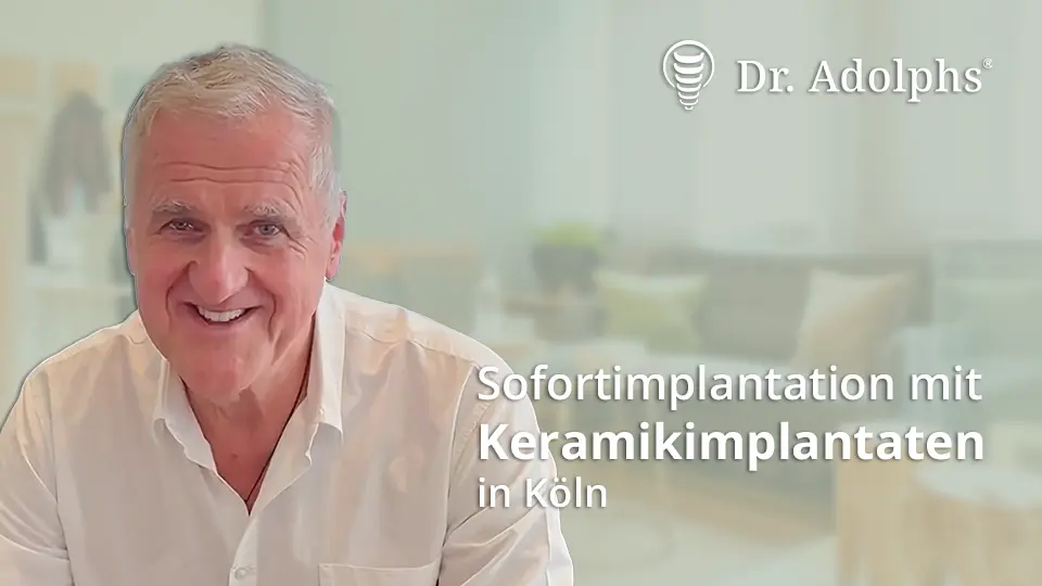 Behandlungsbeispiel Sofortimplantation mit Keramikimplantaten
